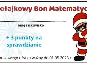 Magia grudnia na matematyce: świąteczny klimat i prezent od Mikołaja!