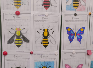 Matematyczna łąka w klasie 5 – odkrywamy tajniki osi symetrii